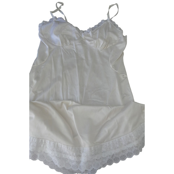 Lot of 8 Vtg 70s Lace Slip Dress Half Slip PJ Vanity Fair Lorraine Mixed - Picture 13 of 16